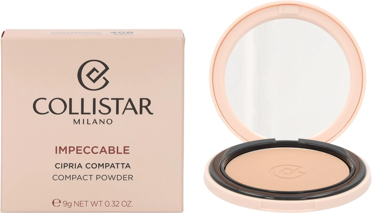 Collistar Impeccable Compact Powder 40R Warm Rose 8 Collistar Impeccable Compact Powder 40R Warm Rose - Afbeelding 6