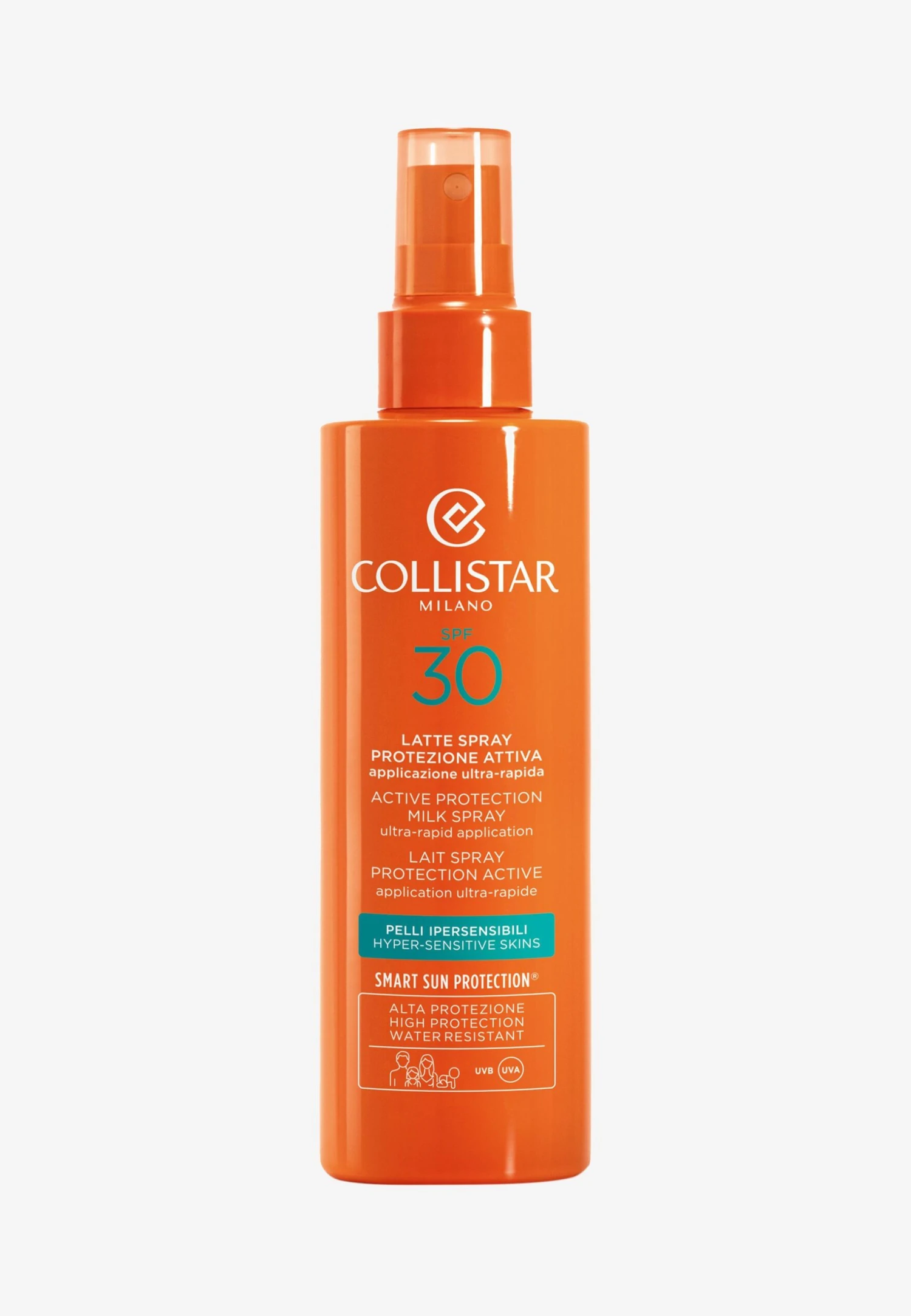 Collistar Active Protection Milk Spray Hyper-Sensitive Skins Spf 30 - Zonnebrandcrème - - 3 Collistar Active Protection Milk Spray Hyper-Sensitive Skins Spf 30 - Zonnebrandcrème - -